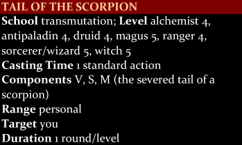 Tail of the Scorpion